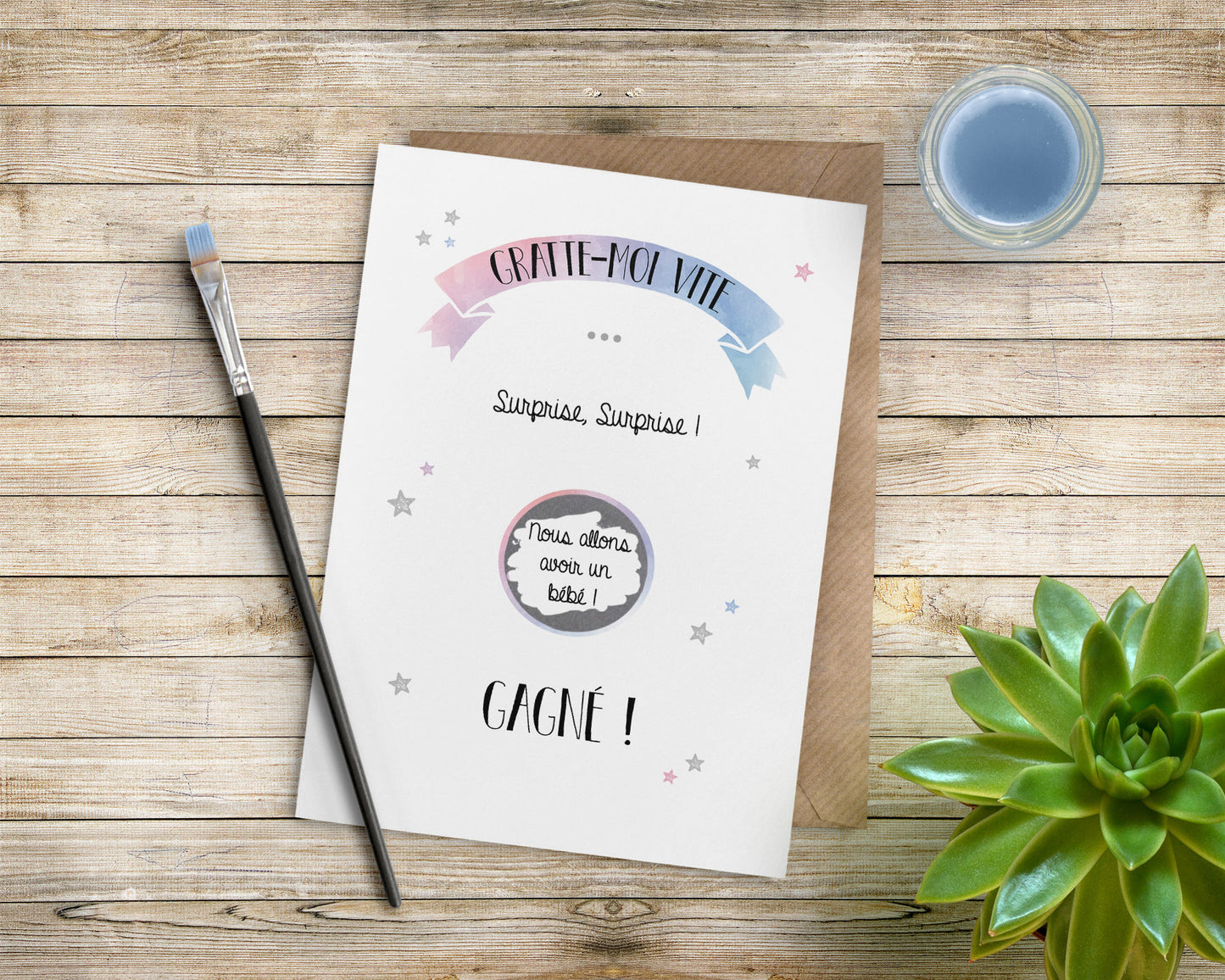 Carte annonce BÉBÉ