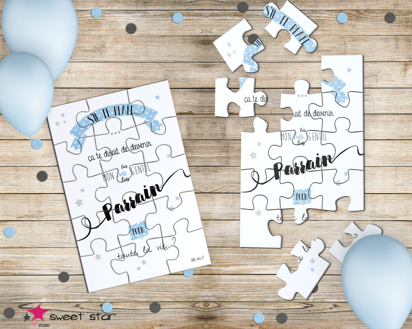 Puzzle annonce PARRAIN