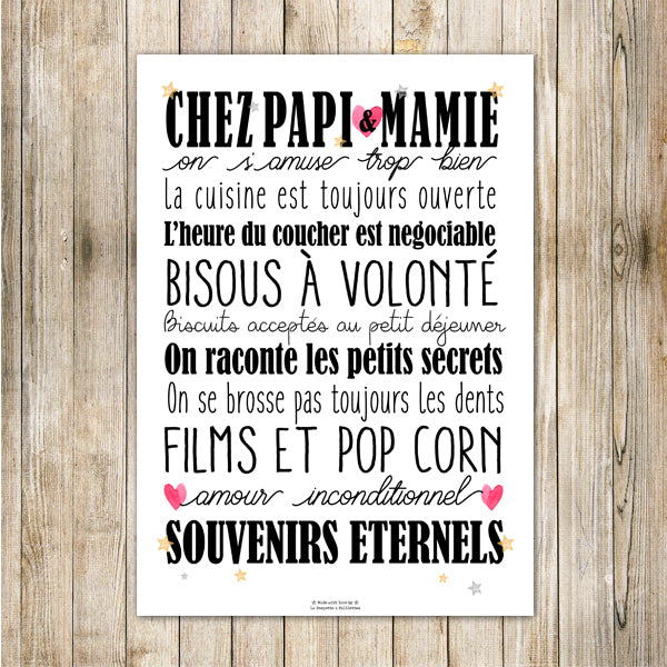 Affiche CHEZ PAPI & MAMIE