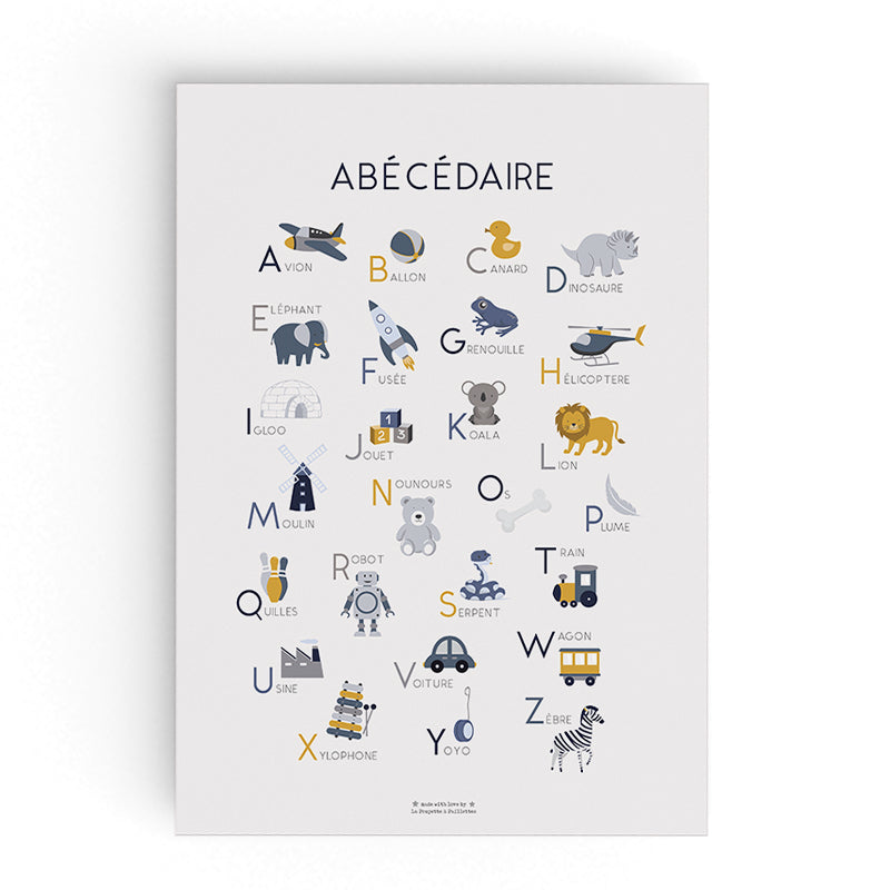 Abécédaire Bleu