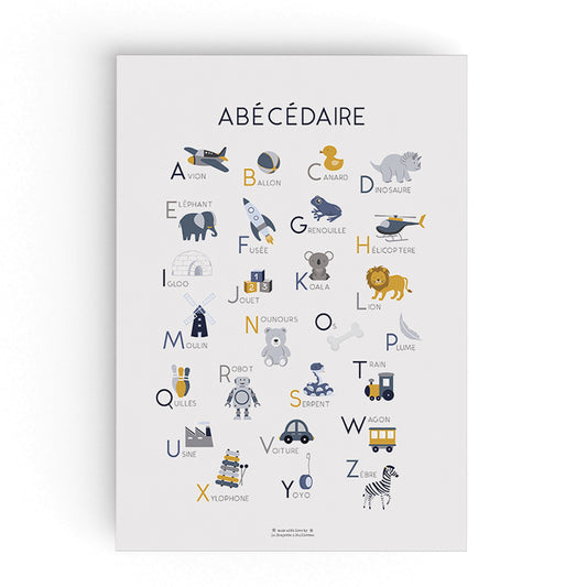 Abécédaire Bleu