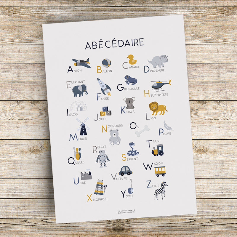 Abécédaire Bleu
