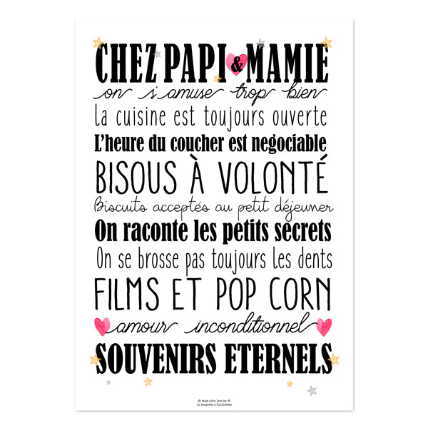 Affiche CHEZ PAPI & MAMIE