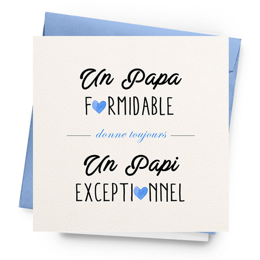 Carte Papi Exceptionnel