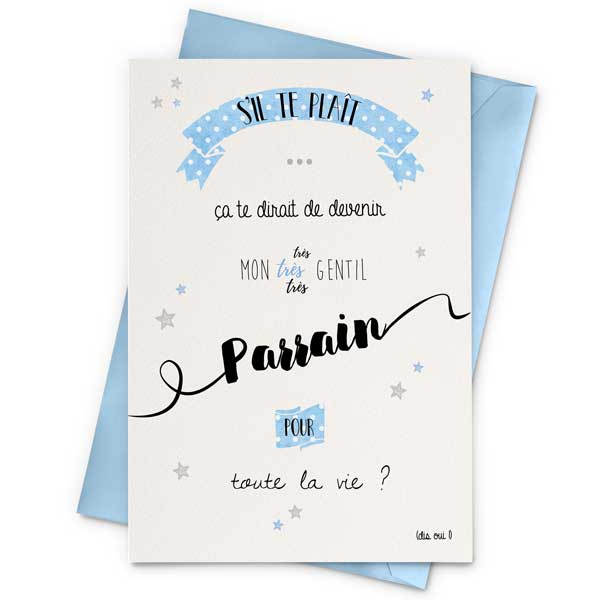 Carte Annonce Parrain